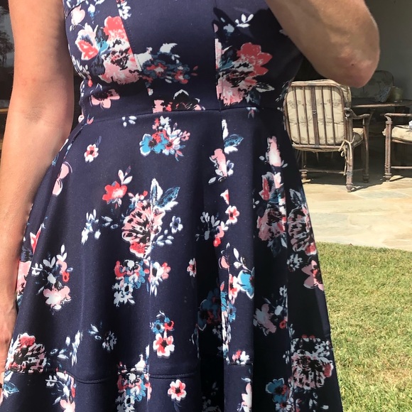 SAKS FIFTH AVENUE SKATER DRESS SLEEVELESS M - Picture 6 of 14